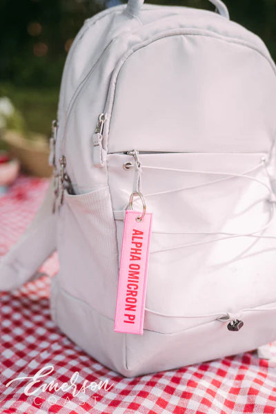 Sorority Embroidered Keychain