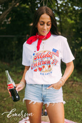 Alpha O Miss American Cherry Pie Bid Day Tee