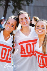 AOII Red Hot Bid Day Jersey