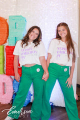 Alpha Omicron Pi Colorful Inspire Ambition Notch Tee