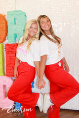 Alpha Omicron Pi Colorful Inspire Ambition Notch Tee
