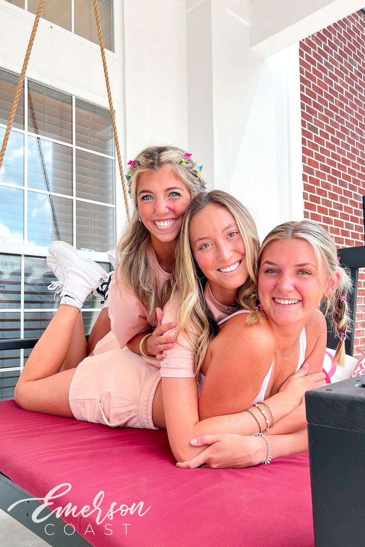 Alpha Omicron Pi Work Week Dusty Rose Set