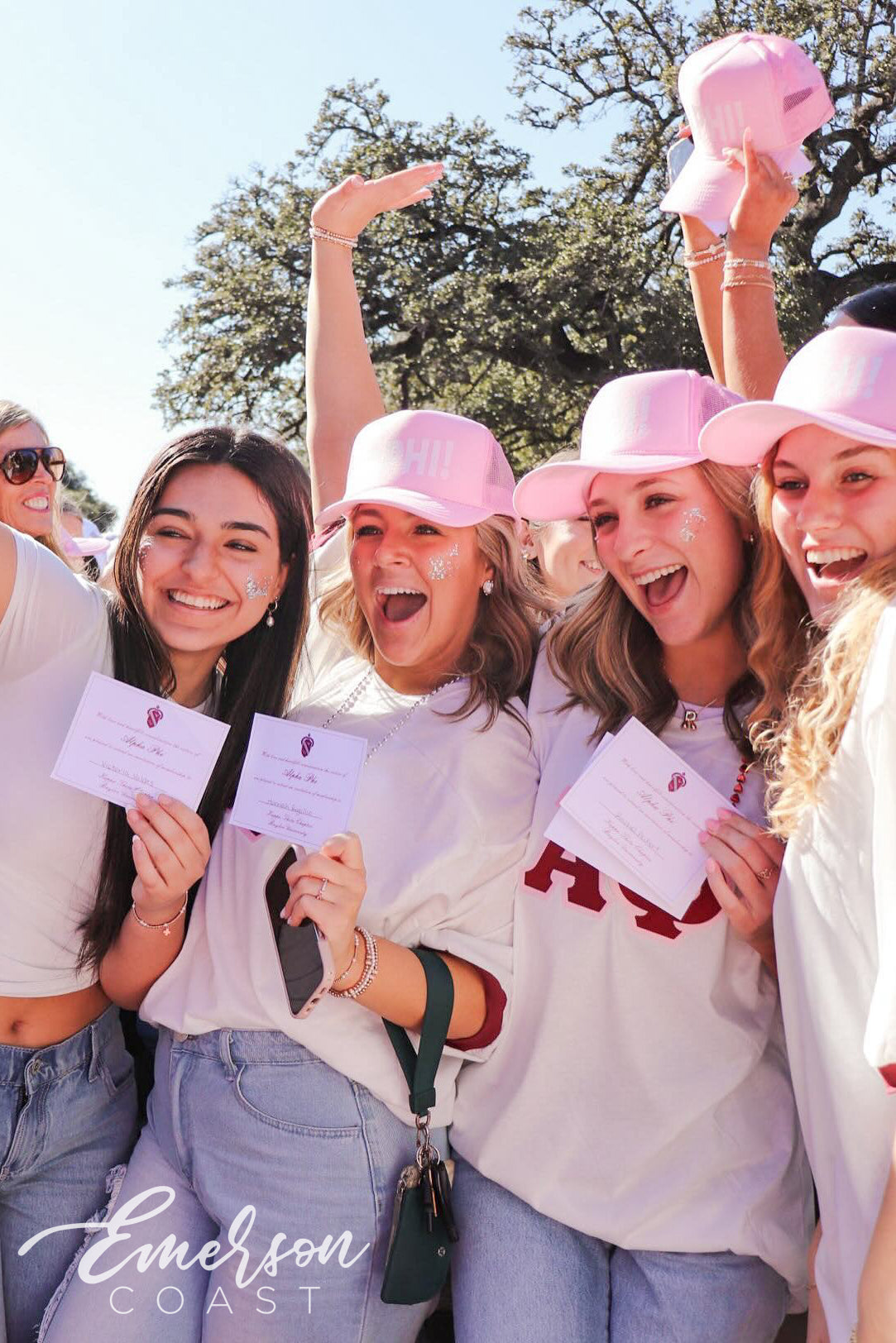 Alpha Phi Custom Bid Day Letter Jersey
