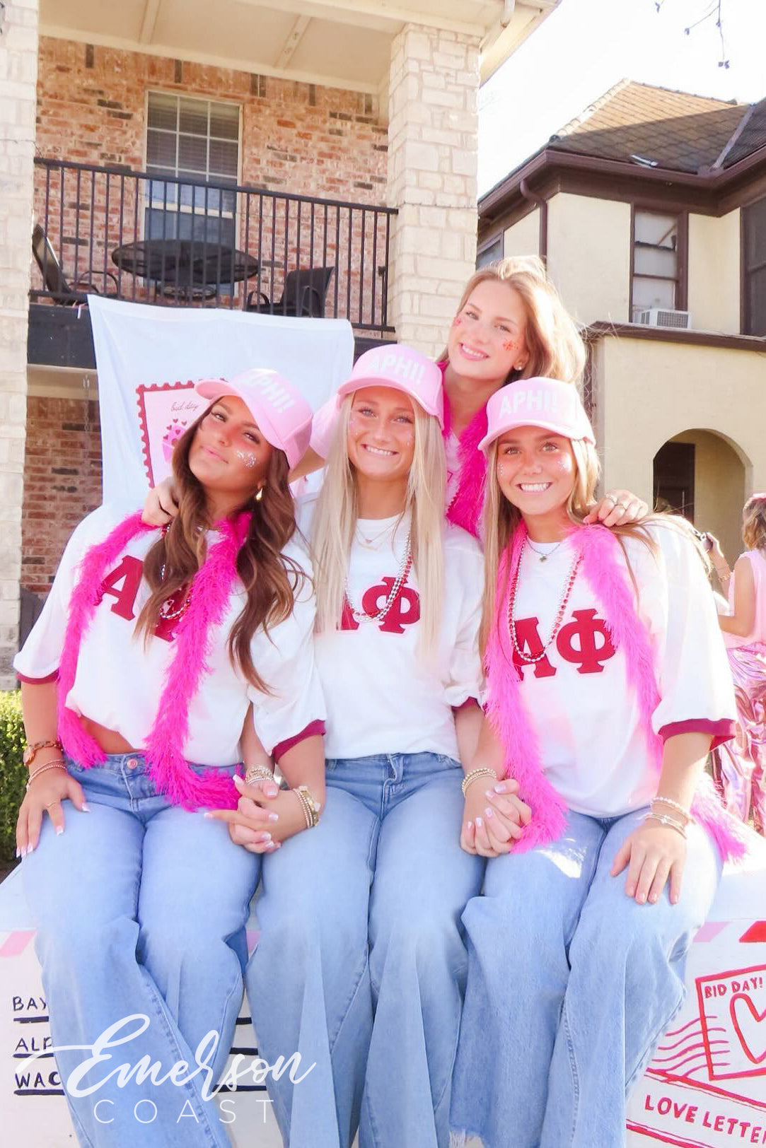 Alpha Phi Custom Bid Day Letter Jersey