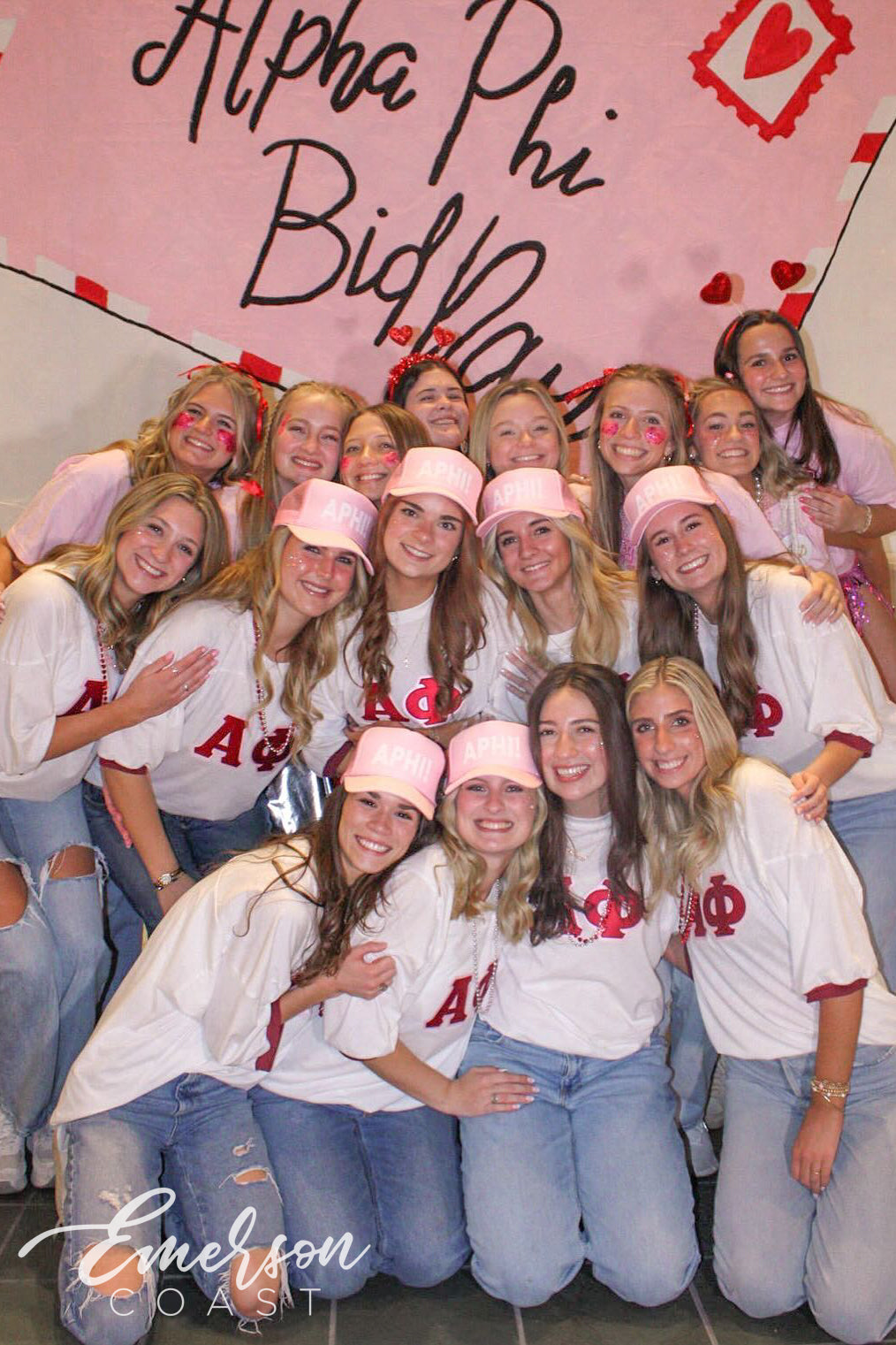 Alpha Phi Custom Bid Day Letter Jersey