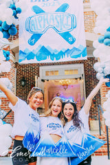 Alpha Phi Snow Place Like Home Bid Day Baby Tee