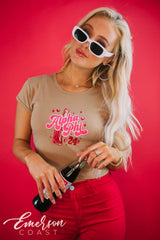 Alpha Phi Coca Cola Bid Day Baby Tee