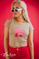 Alpha Phi Coca Cola Bid Day Baby Tee