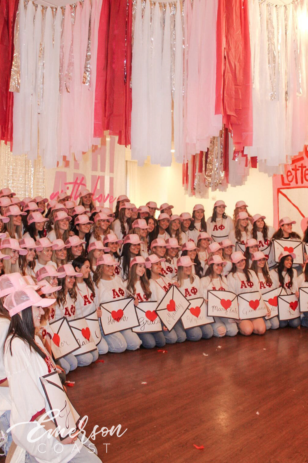 Alpha Phi Custom Bid Day Letter Jersey