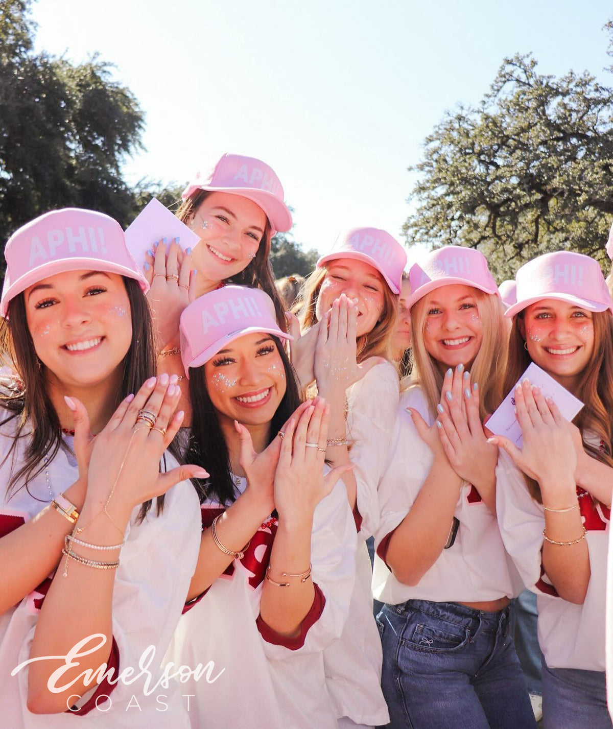 Alpha Phi Custom Bid Day Letter Jersey