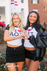 Alpha O I Love New York Bid Day Baby Tee