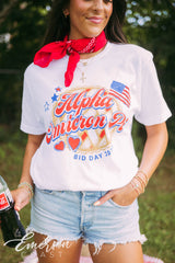 Alpha O Miss American Cherry Pie Bid Day Tee