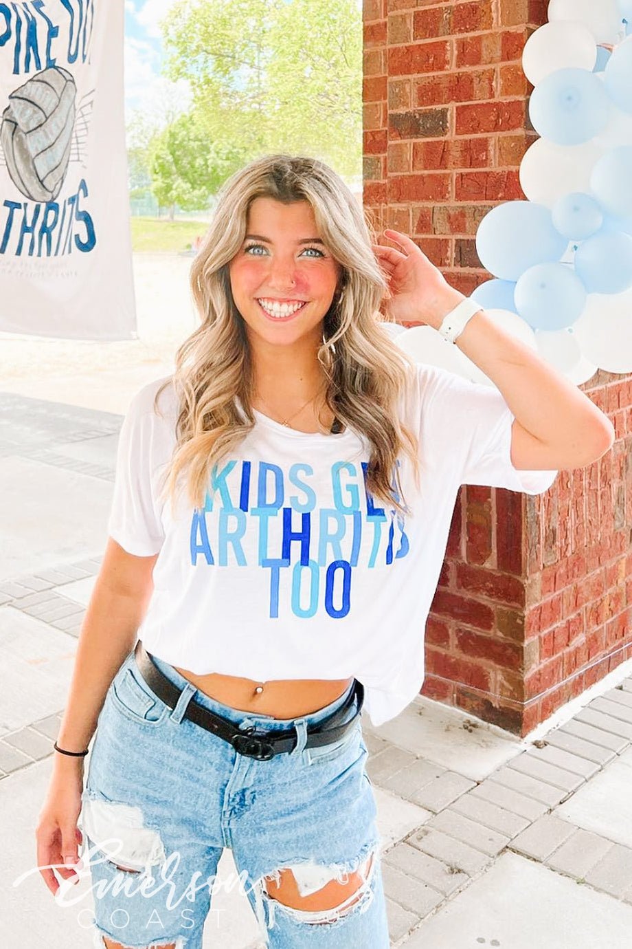Alpha Omicron Pi Philanthropy Slouchy Tee