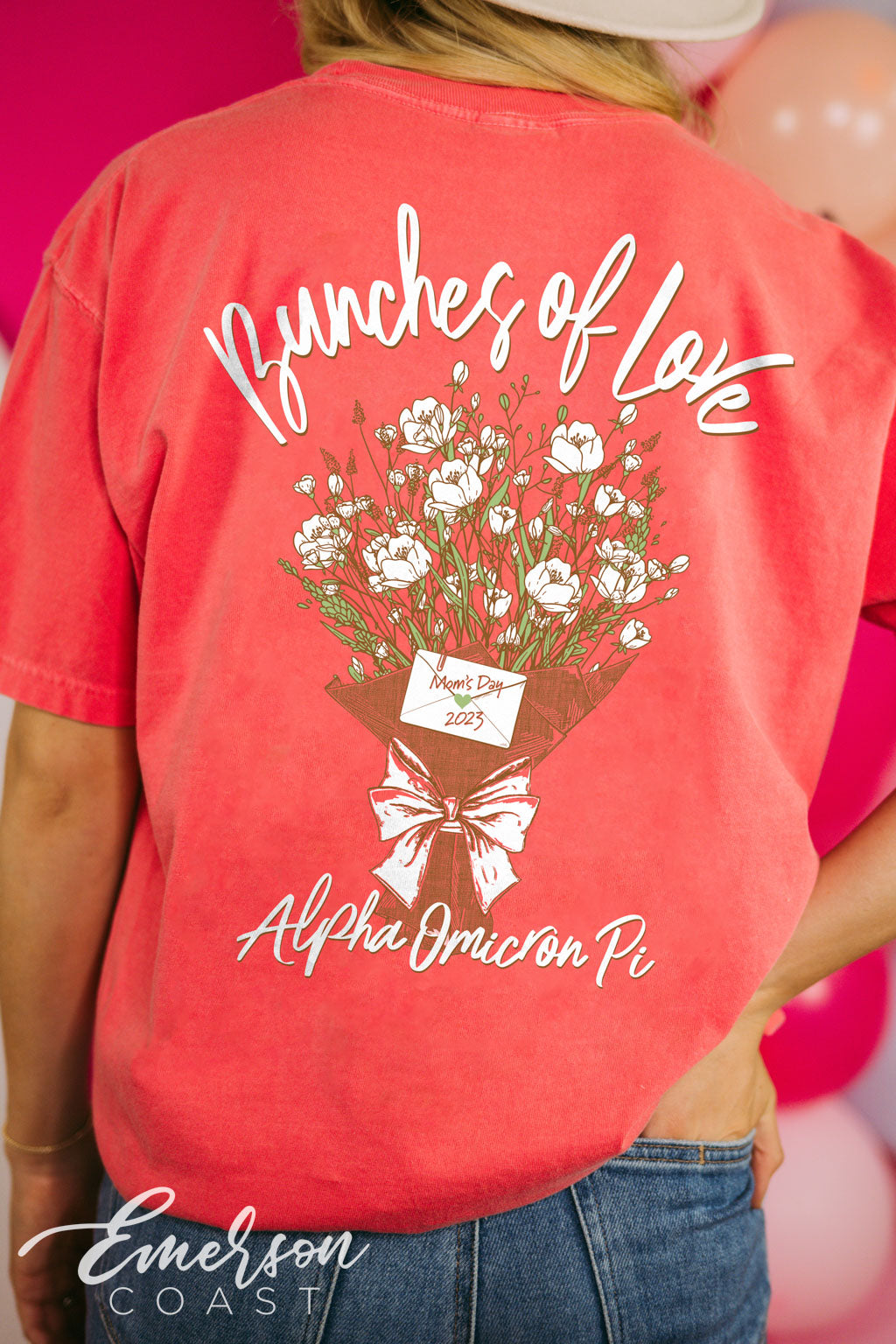 Alpha Omicron Pi Bunches of Love Mom's Day Tee
