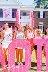 Alpha Omicron Pi Georgia Southern University Ring Ring Bid Day Tank