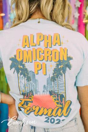 Alpha Omicron Pi Red Carpet Formal Tshirt