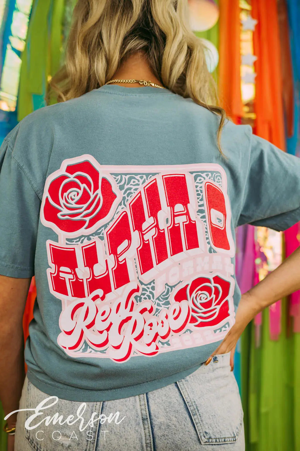AOPi Red Rose Formal Shirt