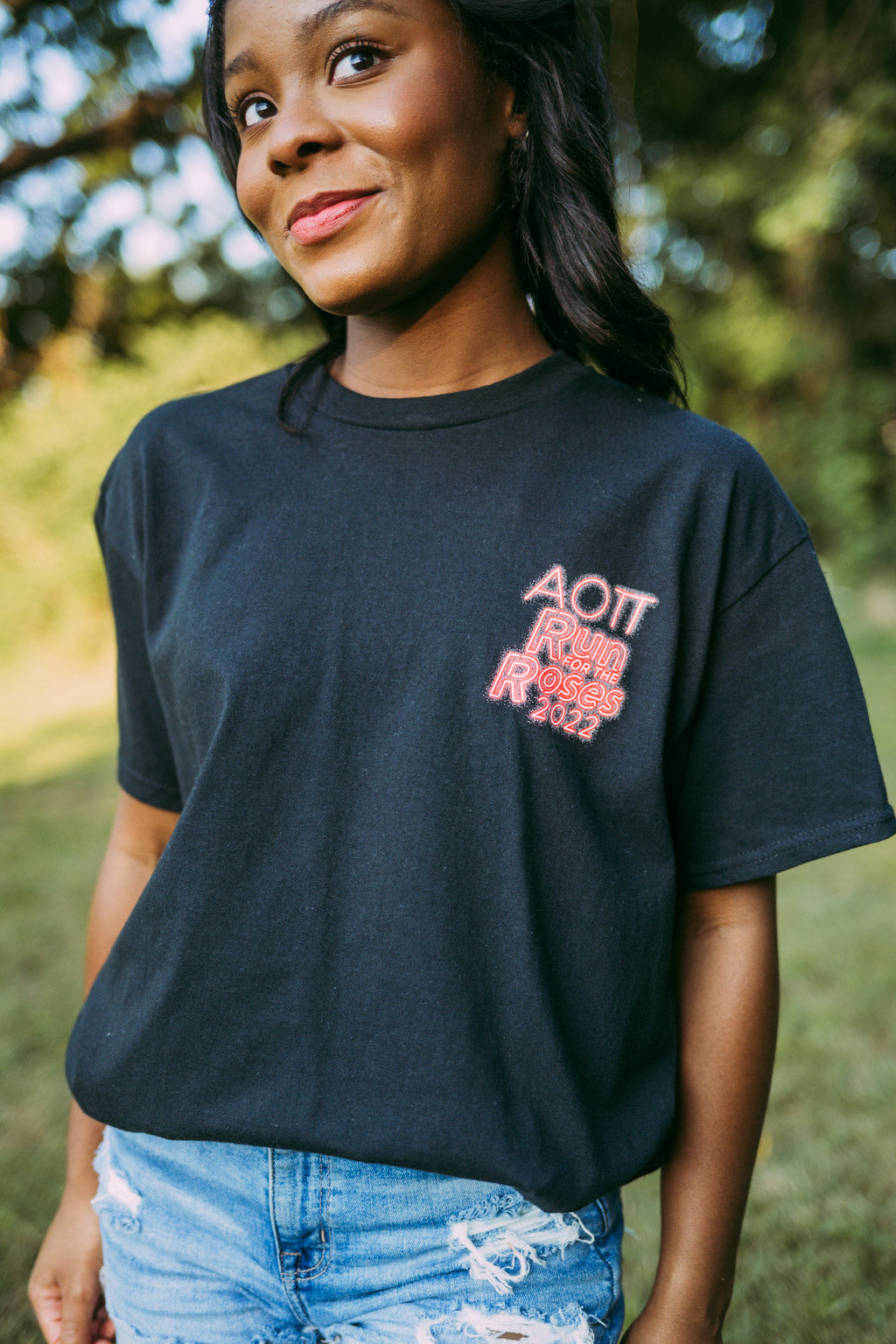 Alpha Omicron Pi Run for Roses Tshirt