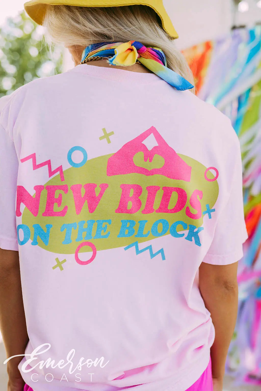 AOII New Bids on the Block Spring Bid Day Tshirt