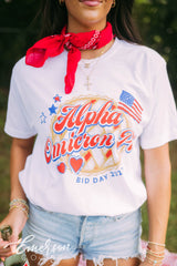 Alpha O Miss American Cherry Pie Bid Day Tee