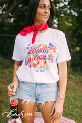 Alpha O Miss American Cherry Pie Bid Day Tee