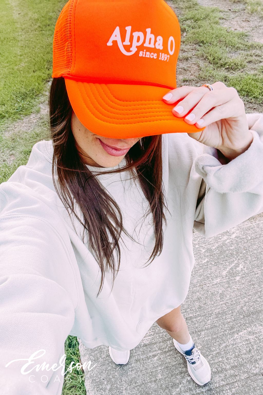 Alpha O Orange Established Hat