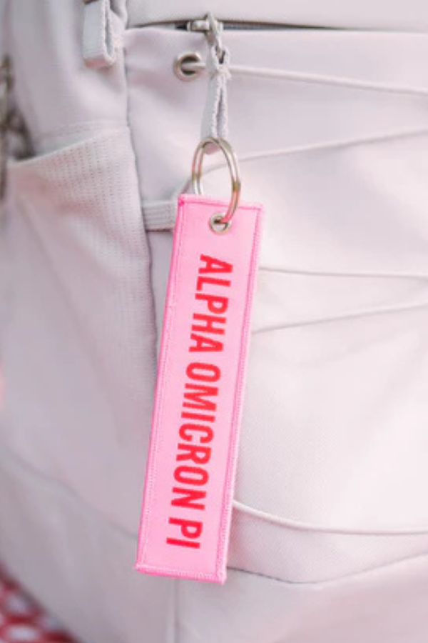 Sorority Embroidered Keychain