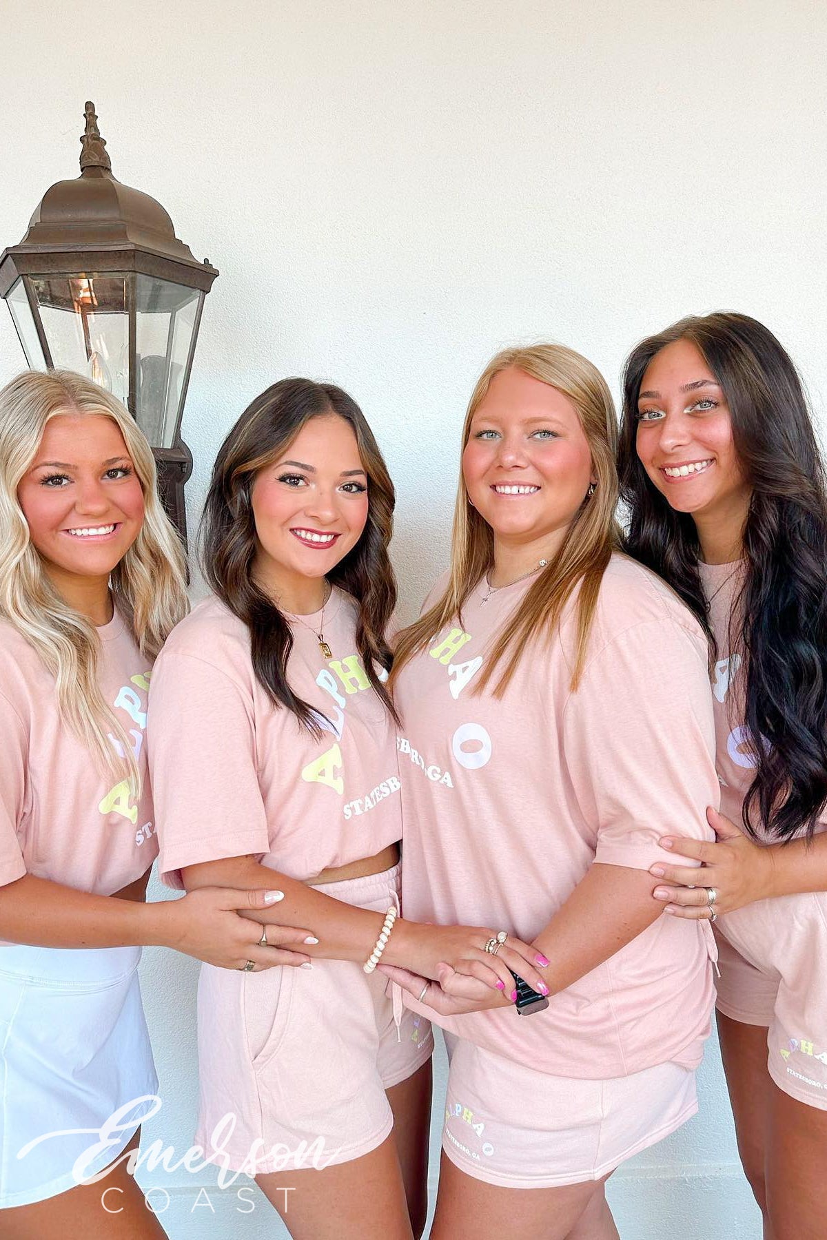 Alpha Omicron Pi Work Week Dusty Rose Set