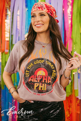 Alpha Phi Let The Good Times Roll Bid Day Tshirt