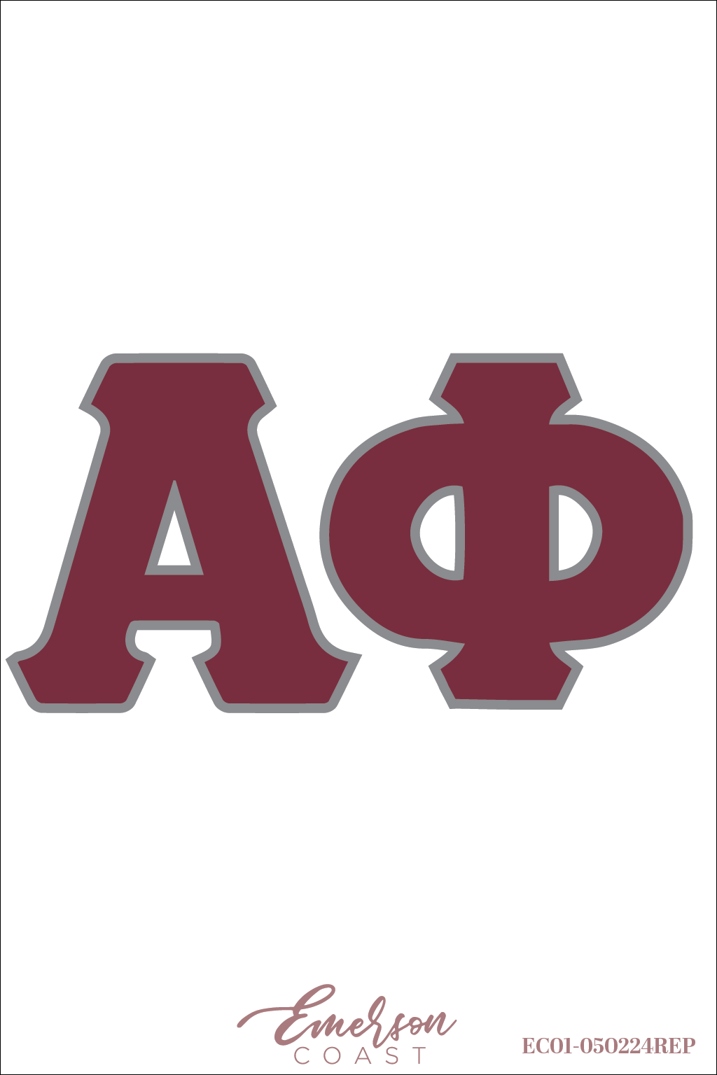 Alpha Phi Recruitment and Bid Day Greek Letter Jersey
