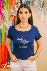 Alpha Xi Delta Kindly Hearts Initiative Baby Tee