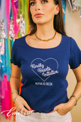 Alpha Xi Delta Kindly Hearts Initiative Baby Tee