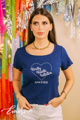Alpha Xi Delta Kindly Hearts Initiative Baby Tee