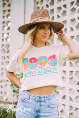 Colorful Alpha Xi Delta 1893 Recruitment Tee