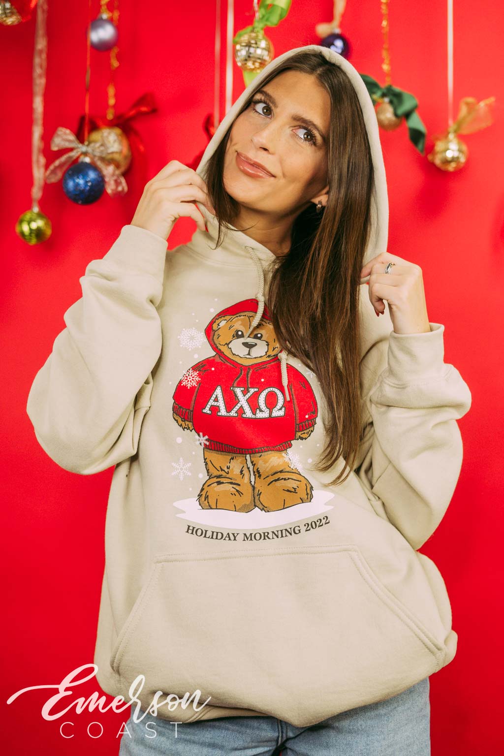 AXO Holiday Bear Hoodie