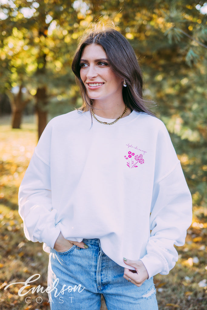Alpha Chi Floral Sweatshirt