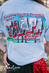 Alpha Chi Omega Greetings From Tampa Parents Weekend Tee