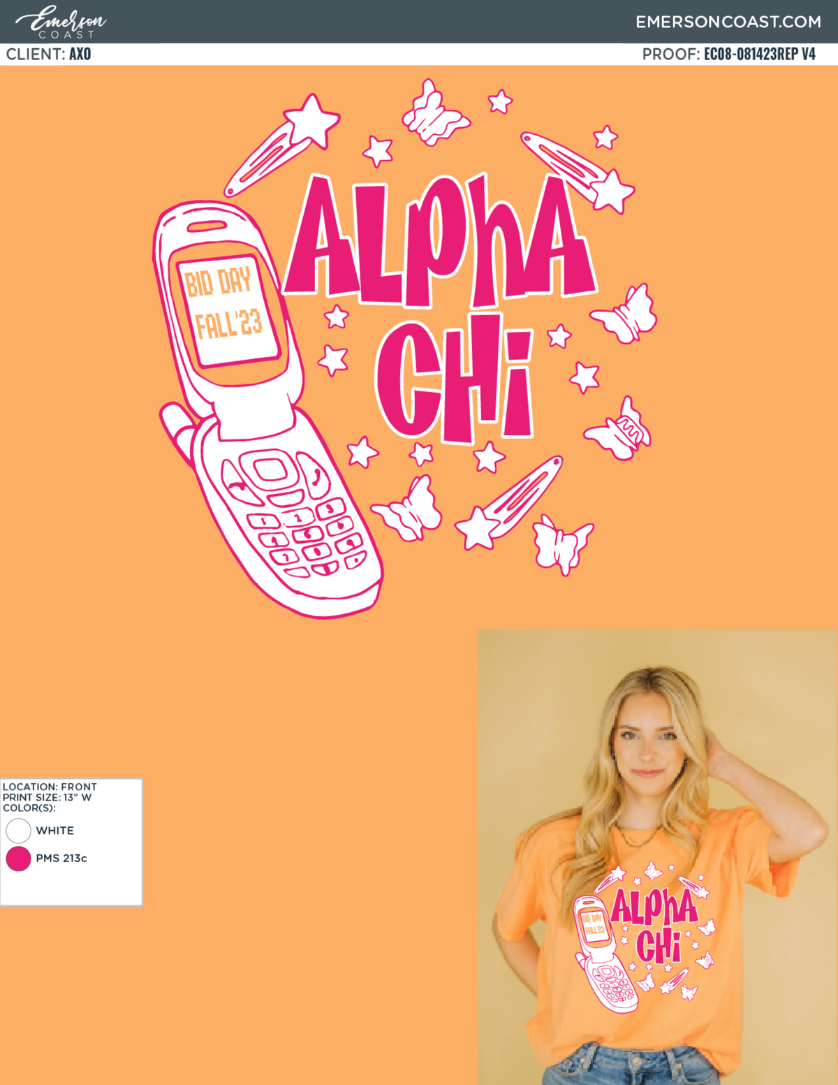 Alpha Chi Is Calling Bid Day Tee