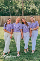 Alpha Chi Omega You Deserve Real Love Lavender Tee