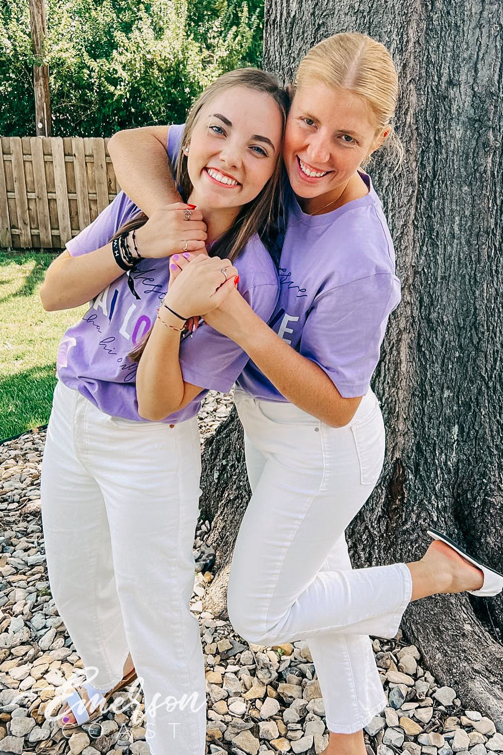 Alpha Chi Omega You Deserve Real Love Lavender Tee