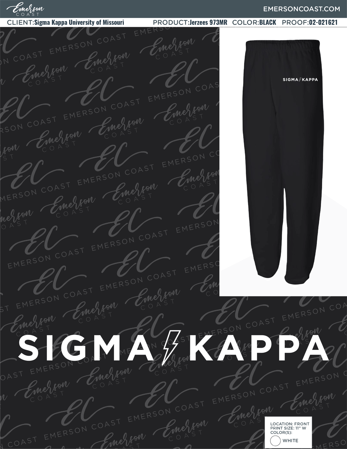 02-021621 Sigma Kappa University of Missouri Joggers 2021-01