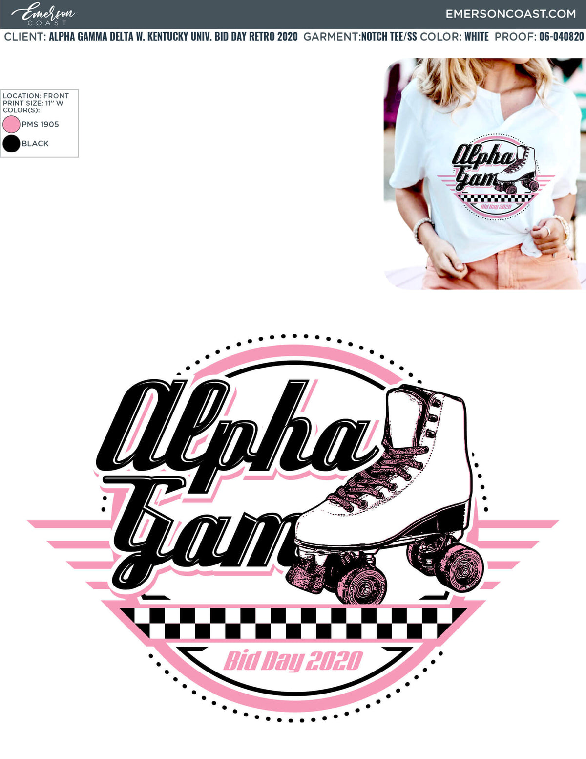 06-040820 Alpha Gamma Delta Western Kentucky University Bid Day Retro 2020