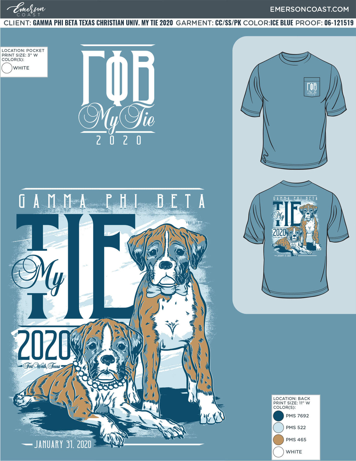 06-121519 Gamma Phi Beta Texas Christian University My Tie 2020