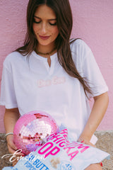 Delta Gamma Dreamhouse White Notch Tee