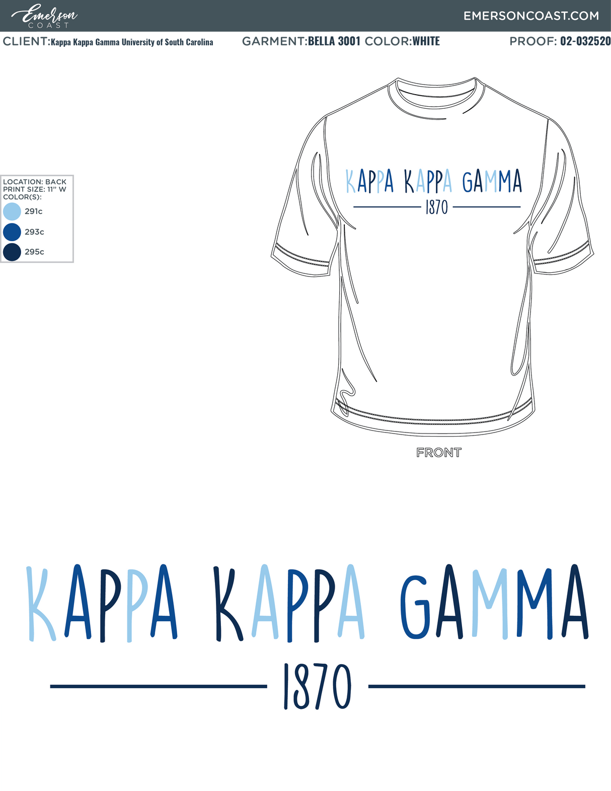 02-032520 Kappa Kappa Gamma University of South Carolina Simple 2020-01
