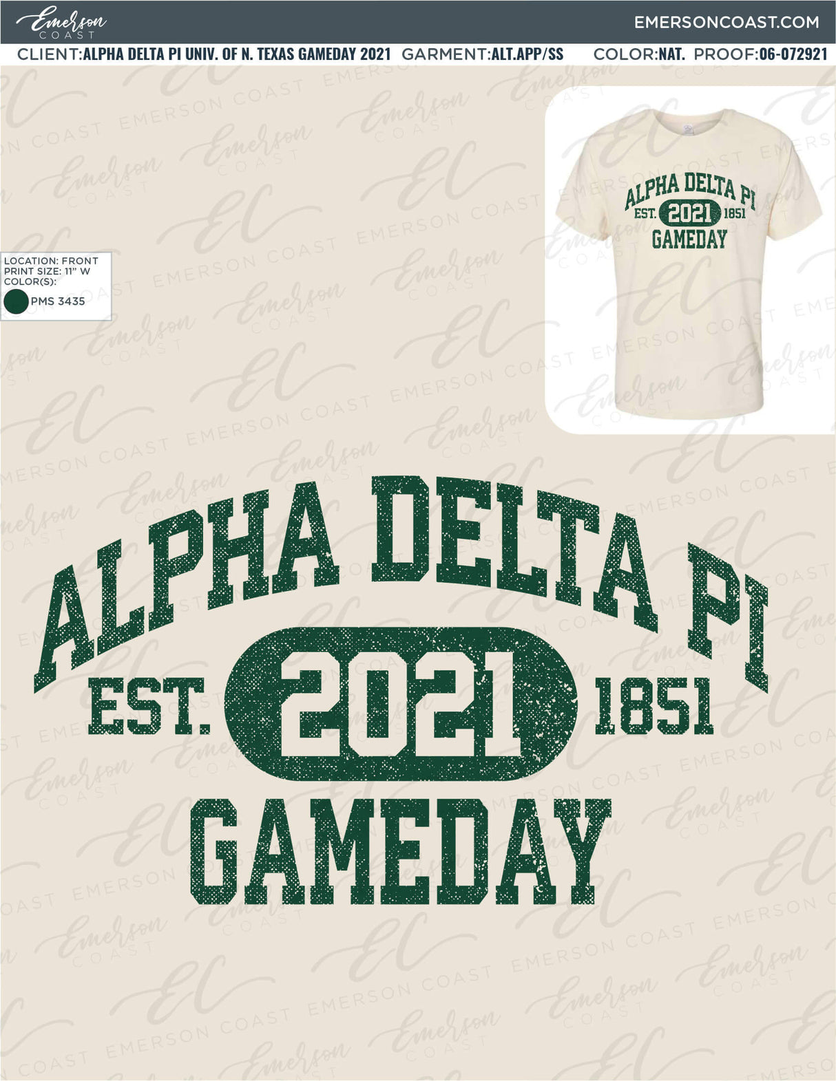 06-072921 Alpha Delta Pi University of North Texas Gameday 2021
