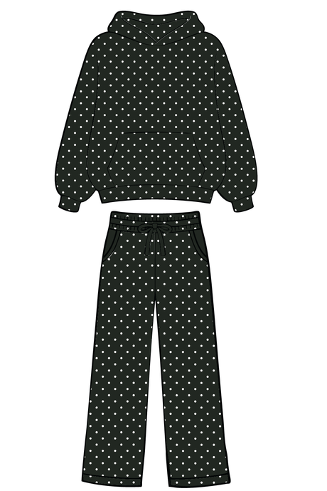 Black Polka Dot
