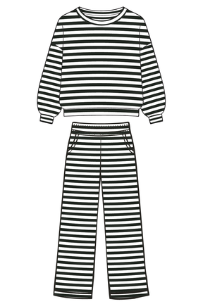 Black Striped