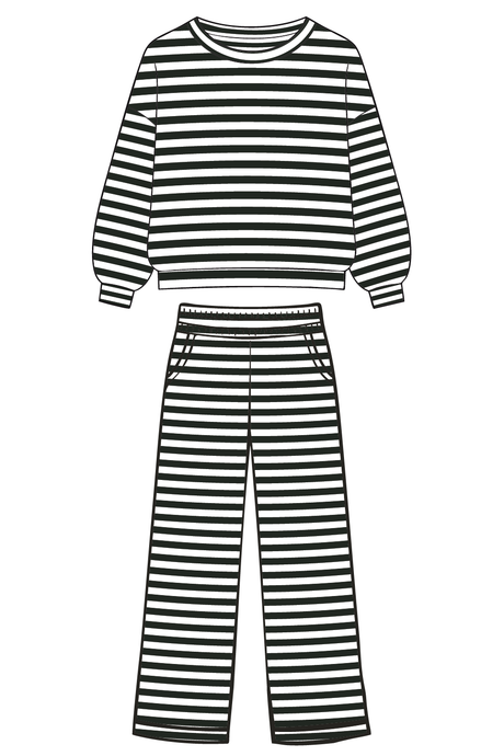 Black Striped