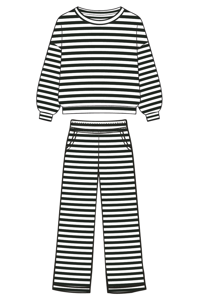 Black Striped